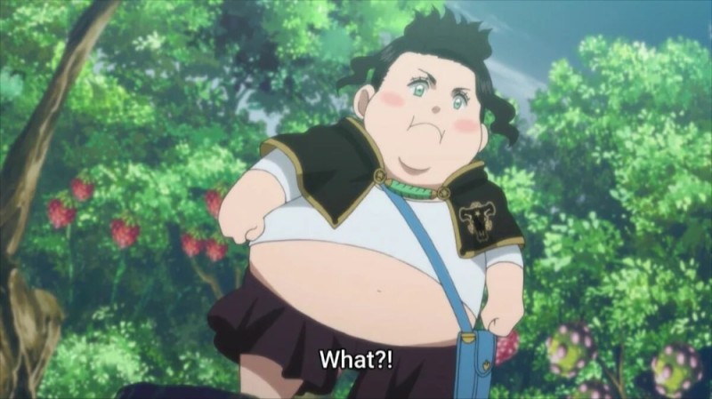 Create meme: funny anime, anime characters, Charmy Black Clover is fat