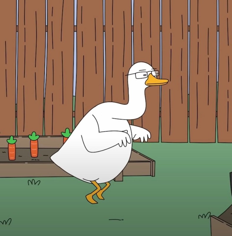 Create meme: goose , I'm a goose, duck 