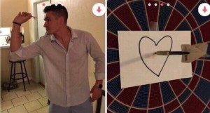 Create meme: carpet, dart to the heart