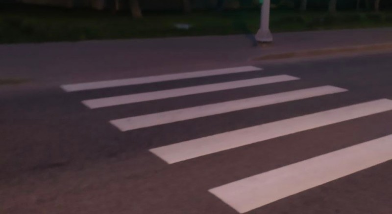 Create meme: pedestrian crossing, road markings , pedestrian