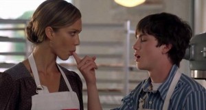 Create meme: Still from the film, Jessica the alpha licks his finger, Jessica Alba