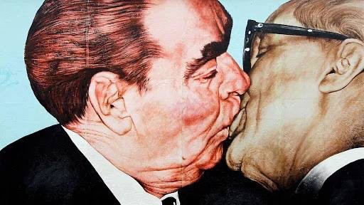 Create meme: the kiss of Brezhnev and honecker painting, My God! Help me survive in the midst of this mortal love, brezhnev kiss