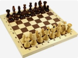 Create meme: wooden chess set, chess classic