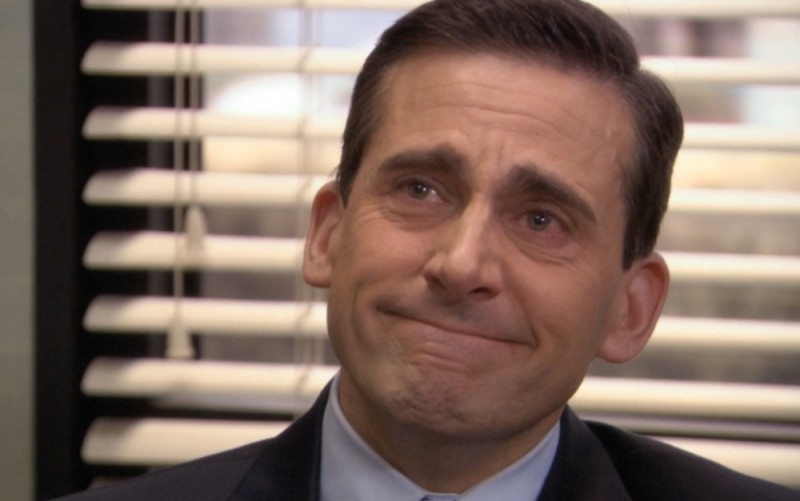 Create meme: a frame from the movie, michael scott is sad, Steve Carell meme