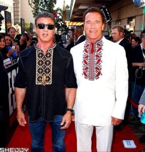 Create meme: Arnold Schwarzenegger, Stallone Schwarzenegger, Arnold Schwarzenegger and Sylvester Stallone