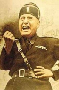 Create meme: Mussolini