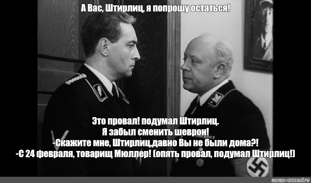 17 Мгновений весны Штирлиц и Мюллер. А вас Штирлиц я попрошу остаться. Штирлиц попрошу остаться. Семнадцать мгновений весны. Штирлиц, а вас я попрошу остаться.