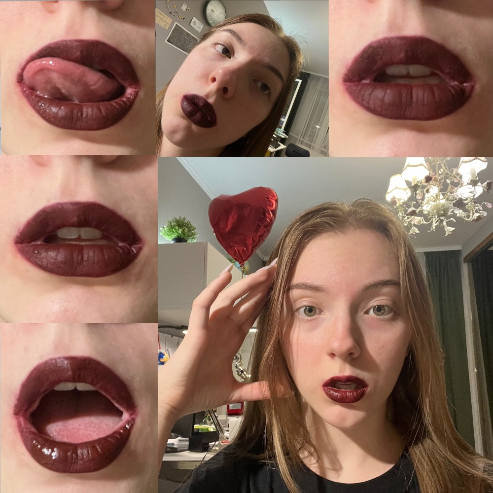 Create meme: lipstick on the lips, lip makeup, painted lips