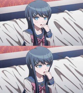 Create meme: anime school of despair Sayaka, Sayaka maizon screens, Sayaka MyZone screens