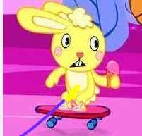 Create meme: sweet ride skate game, happy tree friends , htf sweet ride