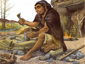Create meme: primitive people, the palaeoanthropes Neanderthal, ancient people