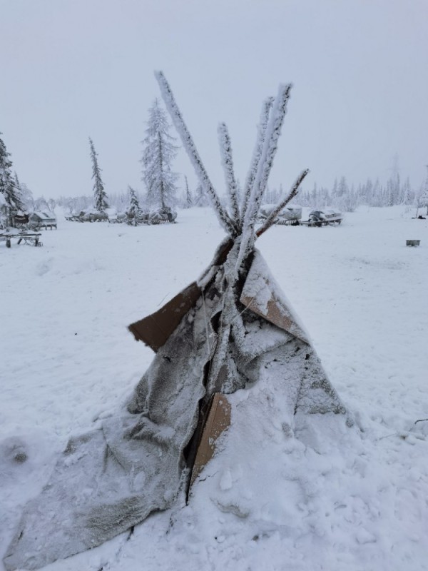 Create meme: yaranga the dwelling of the taiga, Nenets plague, Chum deer Nenets Yamal