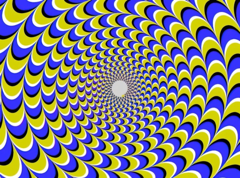 Create meme: the illusion of deception of vision, optical illusions of motion, mixed optical illusions