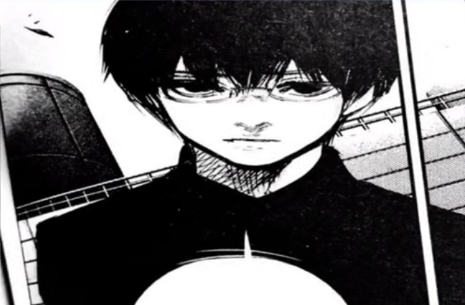 Create meme: The black god of death kaneki, Kaneki the black God of Death manga, manga by kaneki ken