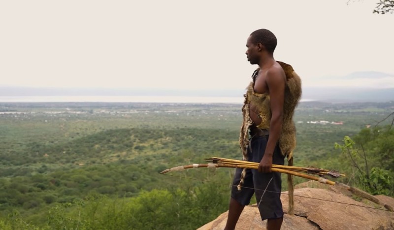 Create meme: Bushmen in Africa, Bushmen, African hunters
