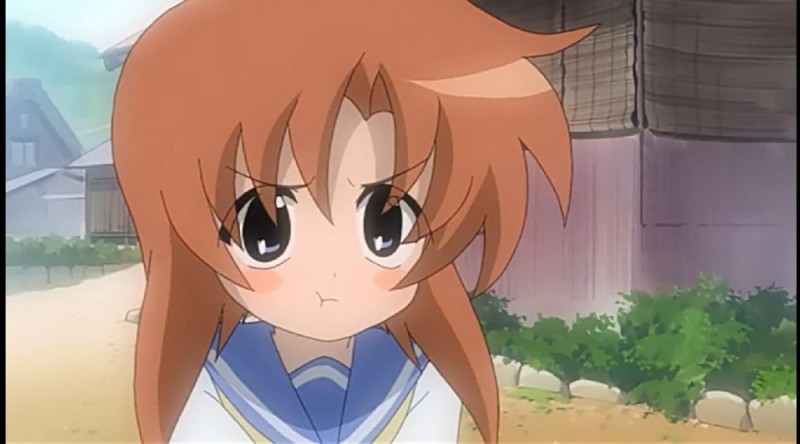 Create meme: higurashi, ryugu ren, when the cicadas cry Rena