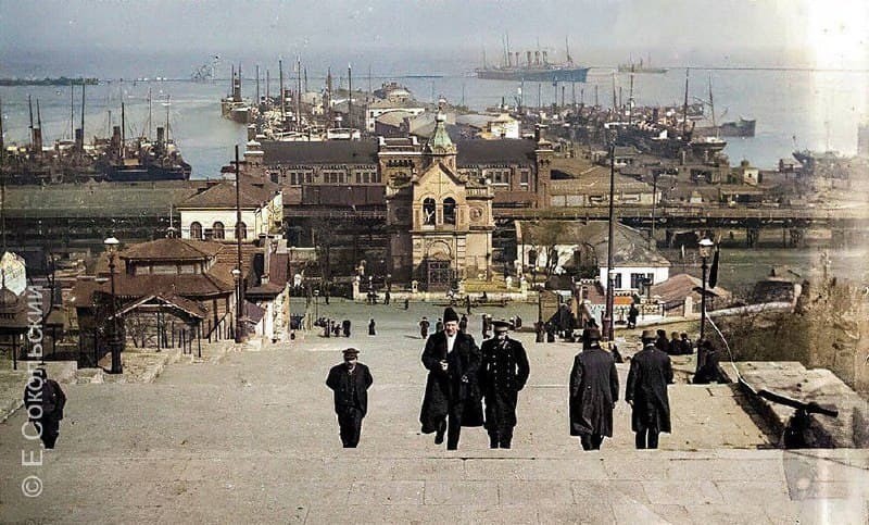 Create meme: Odessa 1900, the port of Odessa 19th century, Odessa 19th century