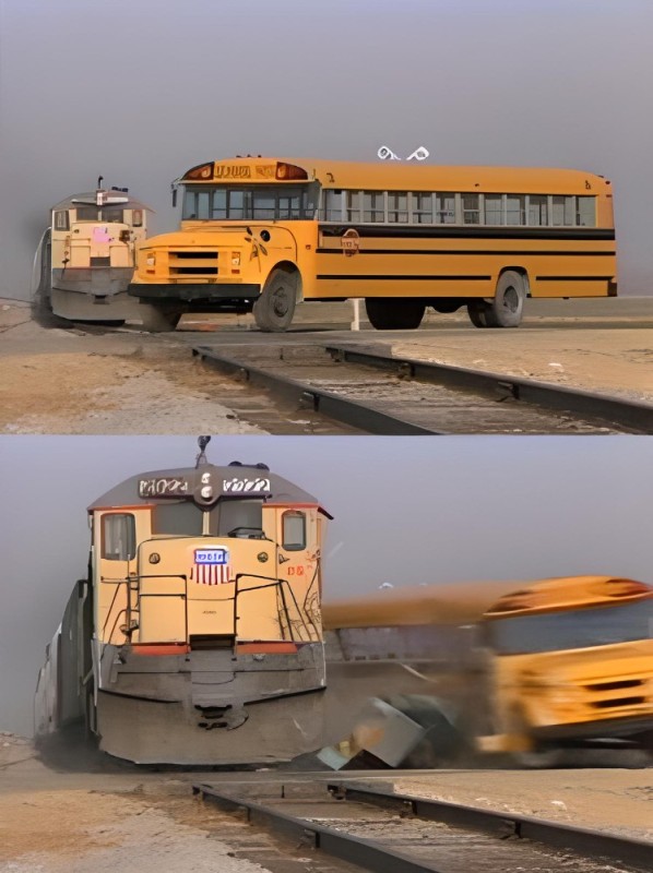 Create meme: bus train, bus meme, the bus is American