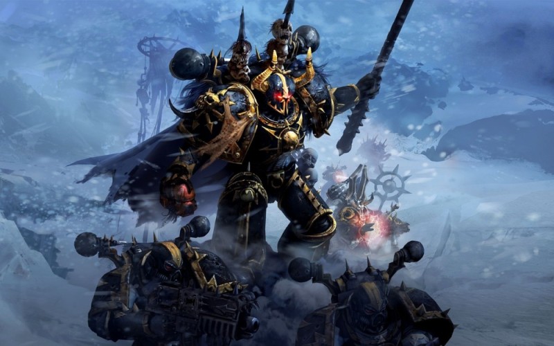 Create meme: chaos space marine, Warhammer 40,000 Black Legion, warhammer 40 000 dawn of war ii chaos rising