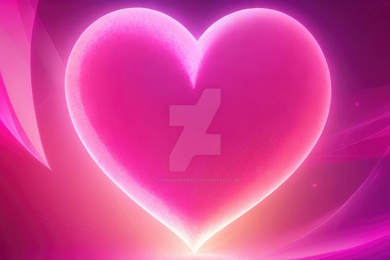 Create meme: pink heart, pink heart, love