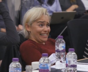 Create meme: Emilia Clarke solo, Emilia Clarke season 8, Emilia Clarke photo 2018