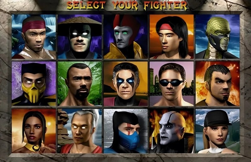 Create meme: mortal kombat characters, Mortal Kombat 4, Mortal Kombat fighting game