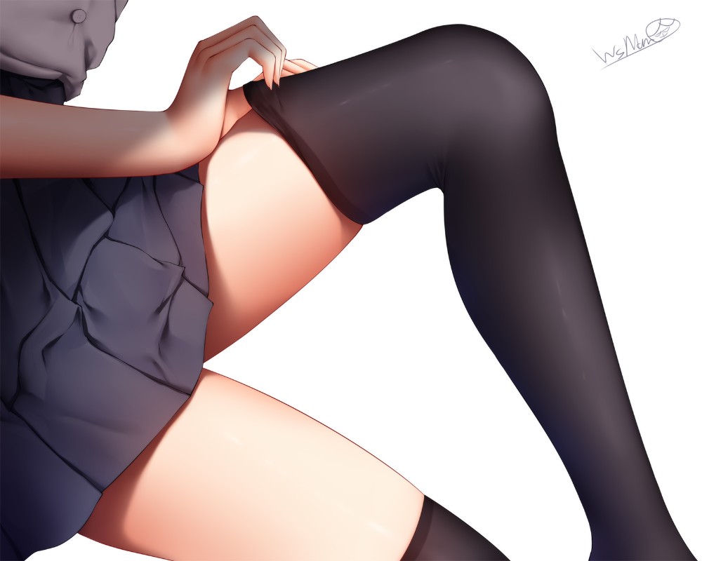 Создать мем "аниме ножки, thigh highs аниме, аниме ноги девушек" ...