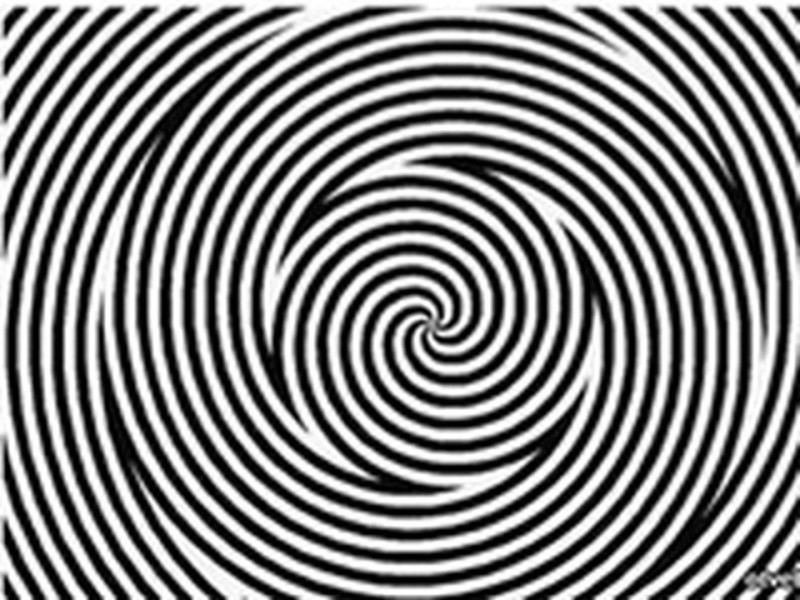 Create meme: hypnosis, hypnosis spiral, The illusion of a circle