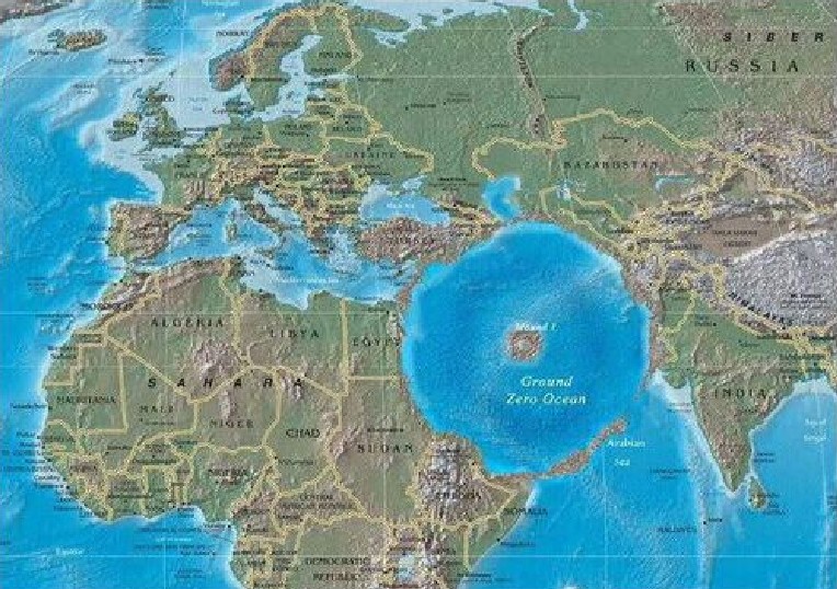 Создать мем: атлантический океан карта, атлантический океан географическая карта, карта атлантики