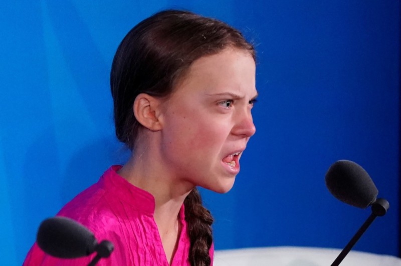 Create meme: Greta Thunberg is evil, greta thunberg jokes, greta thunberg memes