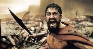 Create meme: 300 Spartans movie 2007, leonidas, this is Sparta