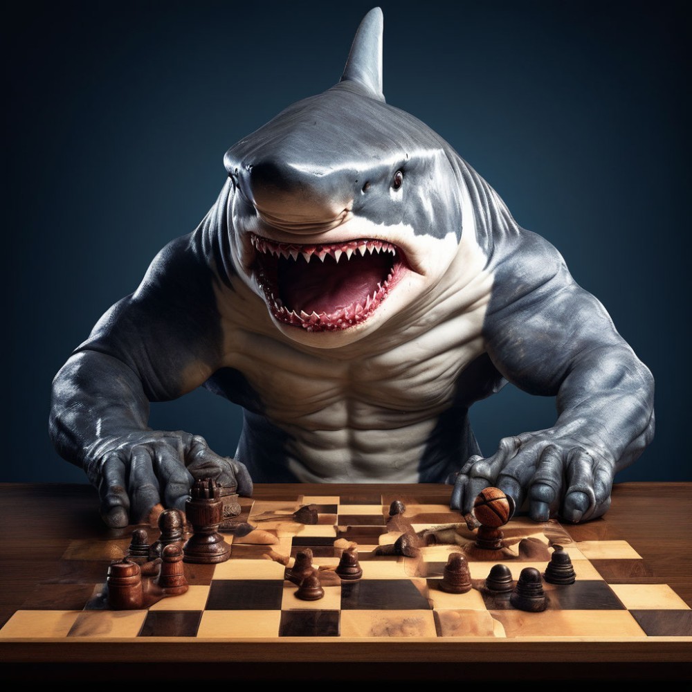 Create meme: man shark, King Shark, the shark king