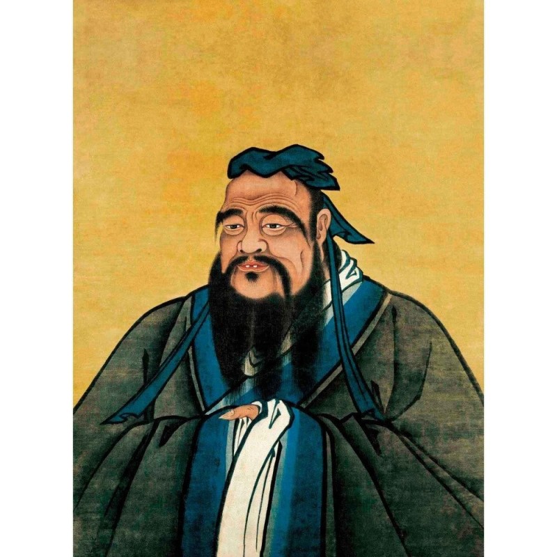 Создать мем: конфуций 479 год до н.э мем, конфуций портрет великого мыслителя, конфуций портрет