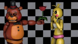 Create meme: five nights, the Boni, toy chica