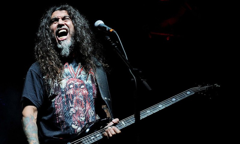 Create meme: tom Decker, slayer tom araya, slayer vocalist