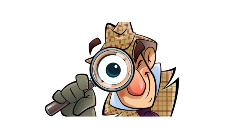 Create meme: detective, Detective's magnifying glass, detective drawing