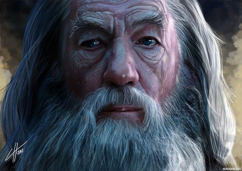 Create meme: Gandalf , gandalf the hobbit, the Lord of the rings Gandalf