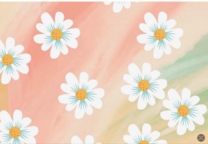 Create meme: floral background, blurred image