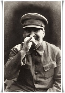 Create meme: photo of comrade Stalin, photo of Stalin with his generals, Stalin laughs