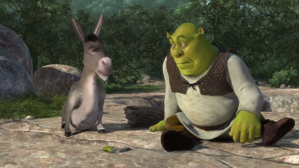 Create meme: Shrek 2001 Shrek's Swamp, Shrek Shrek, Shrek 2001 