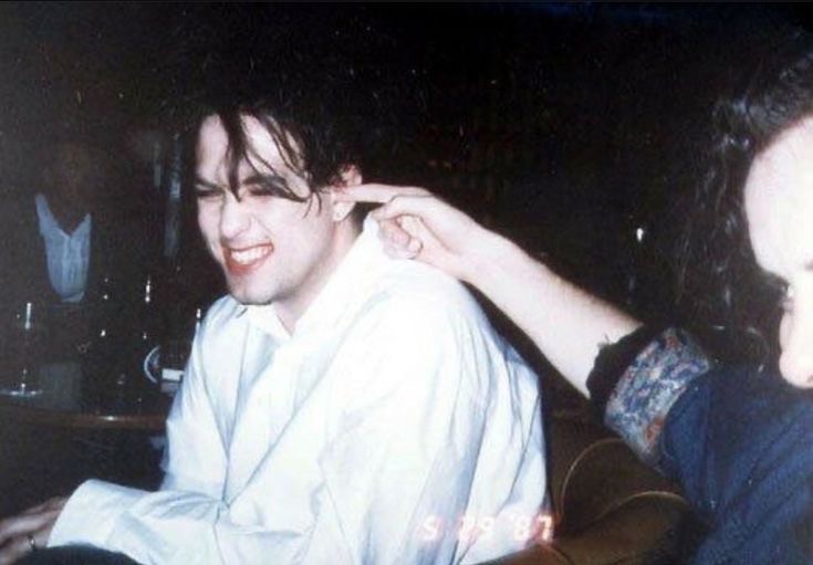 Create meme: Robert Smith, robert smith of the cure, the cure 1992