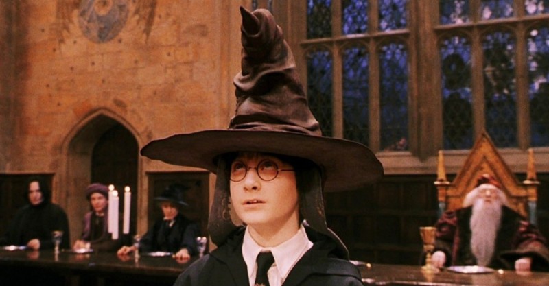 Create meme: distributing hat harry potter, Harry Potter and the Philosopher's Stone Hat, Harry Potter hat