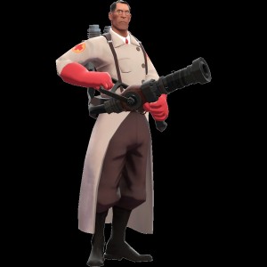 Создать мем: медик тф2 в полный рост, team fortress 2 персонажи, тим фортресс 2 медик в полный рост