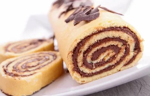 Create meme: chocolate roll, sponge roll, swiss sponge roll