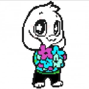 Create meme: pixel, Asriel Chibi, pixel art