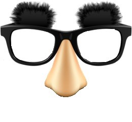 Create meme: glasses with nose and mustache, mask funny glasses and a mustache, glasses and mustache