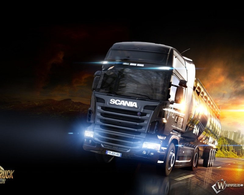 Создать мем: игры euro truck simulator, евро truck simulator 2, euro truck simulator 2 обложка