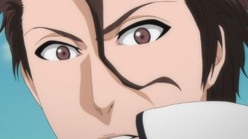 Create meme: eisen lieutenant, soske aizen, sosuke aizen bleach