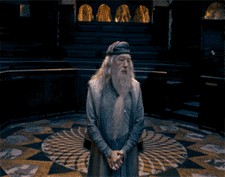 Create meme: Harry Potter, Michael Gambon, Dumbledore well, all fucked up