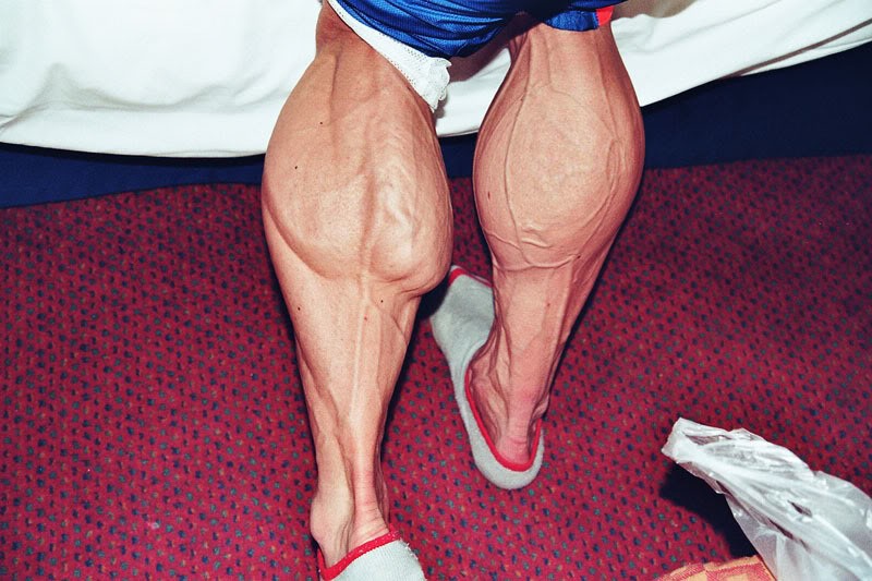 Create meme: huge calves, Trystin Lee's quadriceps, lateral calf muscle